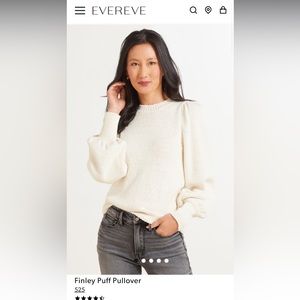 Evereve - 525 - Finley Puff Pullover size Medium